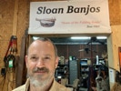 Philip Allison owner of Sloan banjos